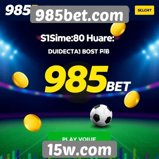 Promoções e bônus disponíveis no 985bet.com